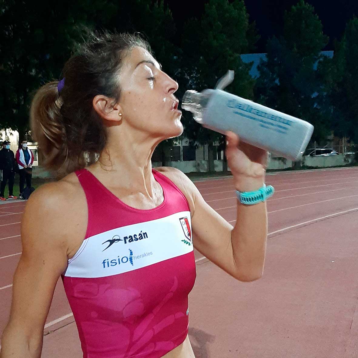 Carmen Franco Athlete. Bronze medal in the W50 400 meter dash of the Spanish Masters Championship