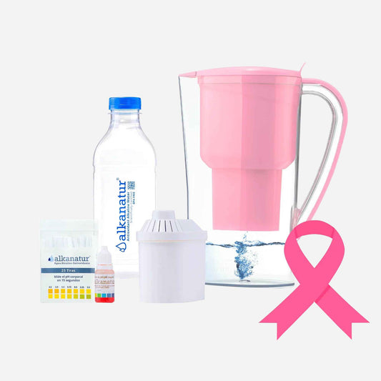 Alkanatur Alkaline Ionised Antioxidant Jug Pink